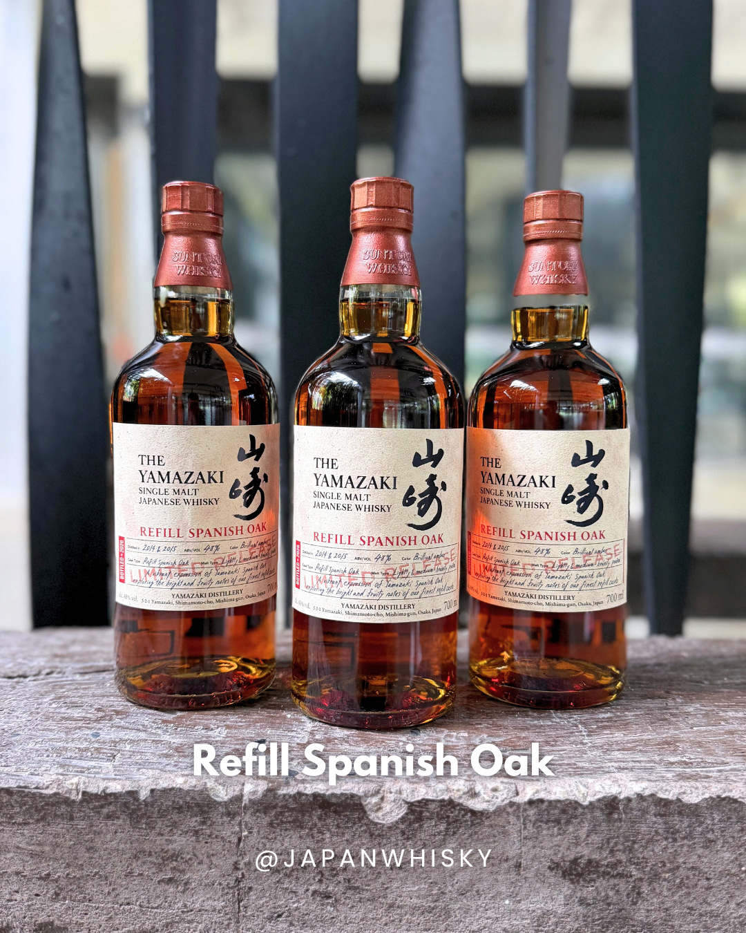 Suntory Yamazaki Refill Spanish Oak Single Malt Japanese Whisky 700ml — Limited Release